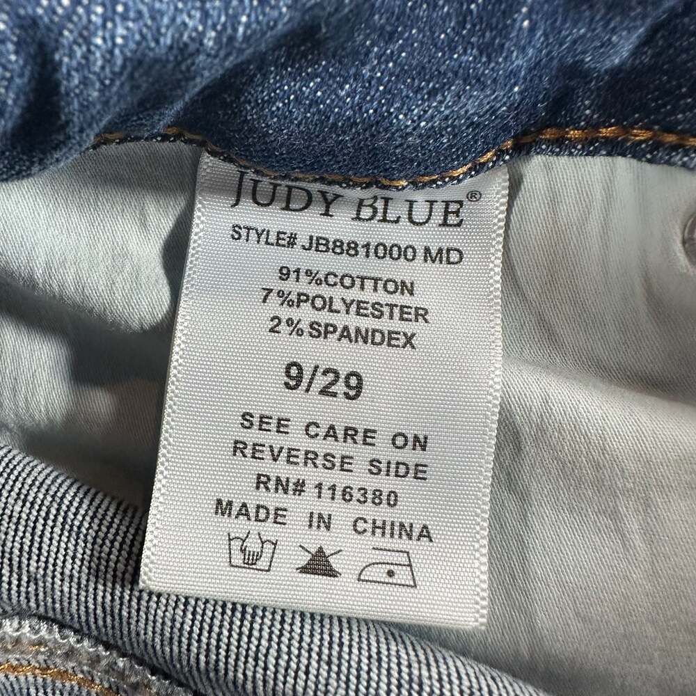 Judy Blue Women's High Rise Wide Leg Jeans Style JB881000 MD Size 9/29 - Picture 5 of 12